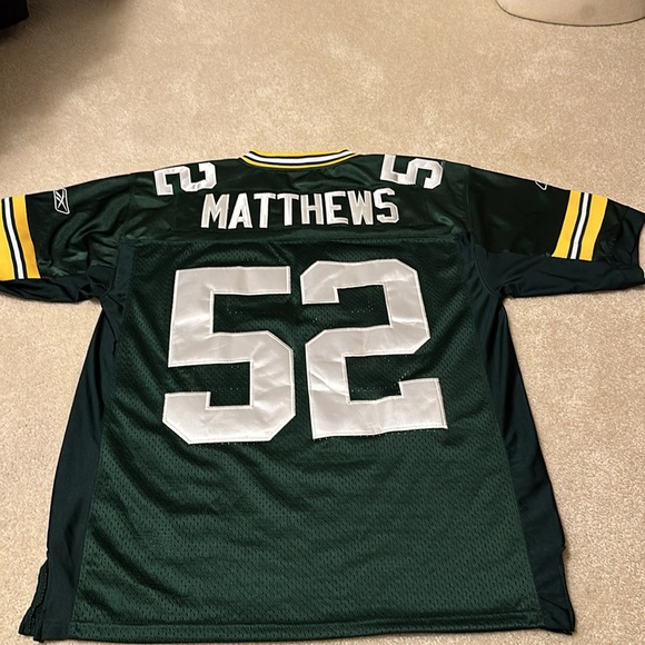 Vintage GB Packers Clay Mathews #52 Reebok NFL Players jersey siz… - Picture 9 of 9